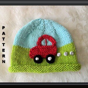 Knitted Hat Pattern Baby Hat Pattern Infant Hat Pattern - Etsy