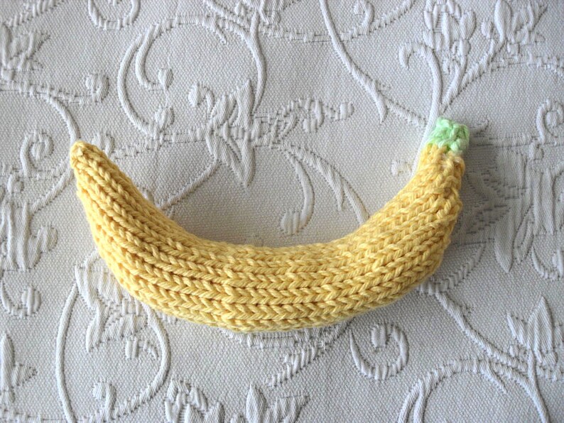 Knitted Banana Photo Prop Monkey Hat Photo Prop Knitting Knit Etsy