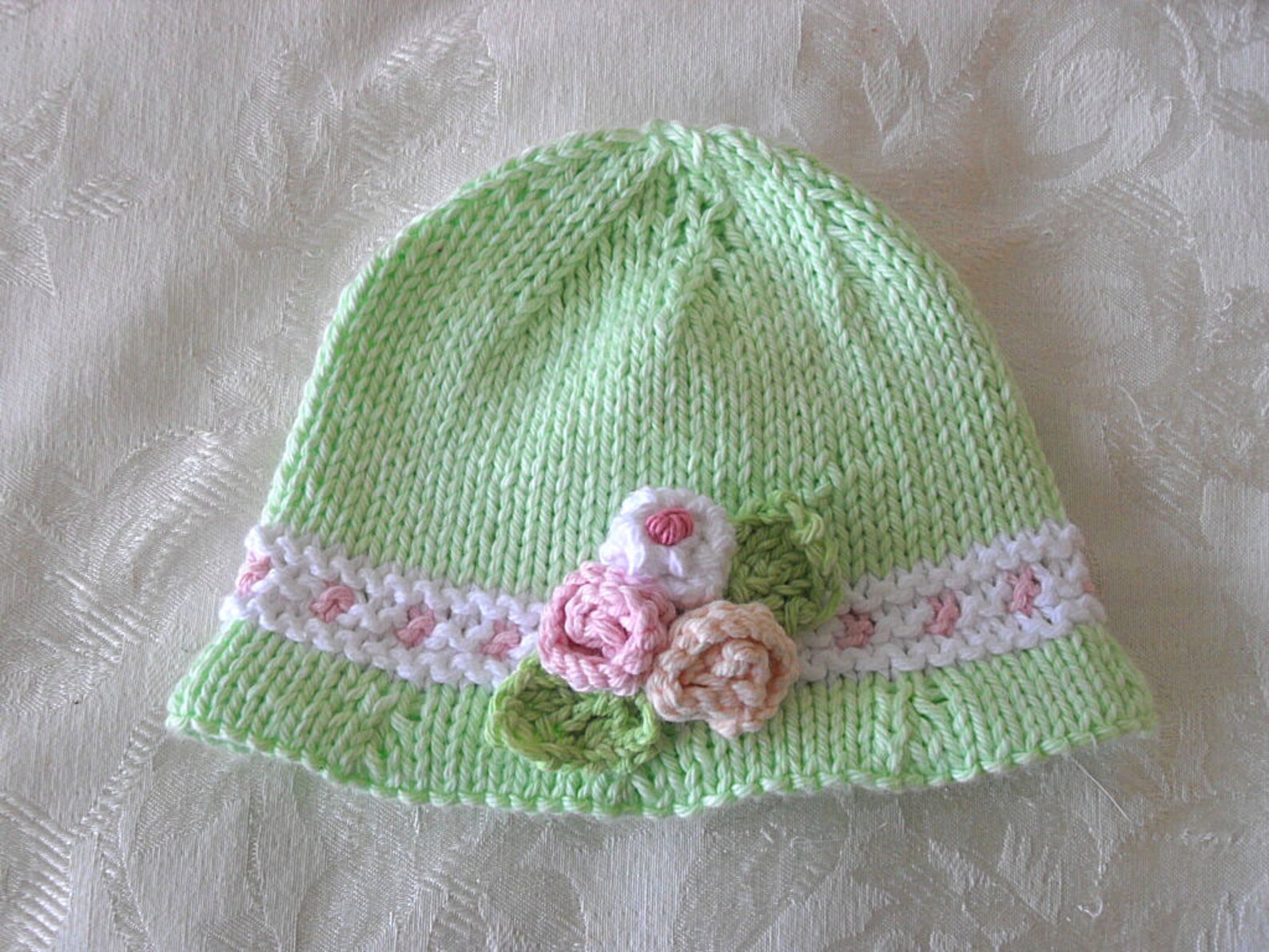 Knitted Hat Pattern Baby Hat Pattern Newborn Hat Pattern Etsy
