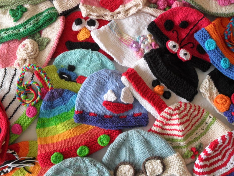 Knitted Hat Pattern Baby Hat Pattern Knitted Irish Cloche Knitted Shamrock Hat St Patricks Day Hat Knitting Infant Hat: IRISH LACE SHAMROCK image 4