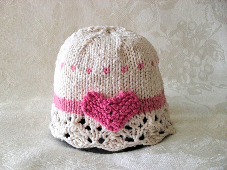 Knitted Hat Pattern Baby Hat Pattern Newborn Hat Pattern Etsy