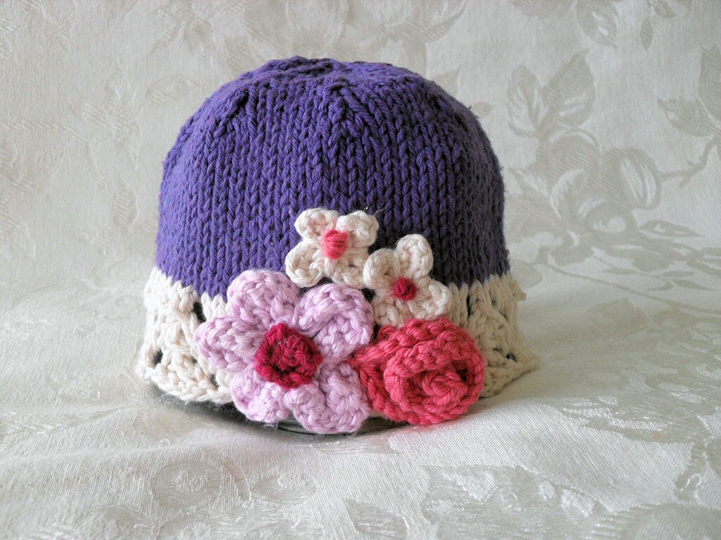Knitted Hat Pattern Baby Hat Pattern Knitting Pattern for Baby Etsy