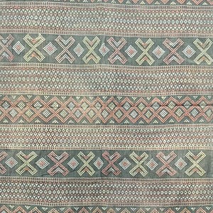 Old Handwoven Indonesian Ikat Textile | Traditional Tribal Fabric Art | Vintage Ethnic Home Decor | Cultural Weaving Collectible