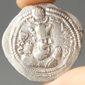 Balash Silver Drachm | Sasanian Persia 484–488 AD | Fire Altar & Crowned Bust | Ancient Cultural Artifact | Historic Collectible #CV087