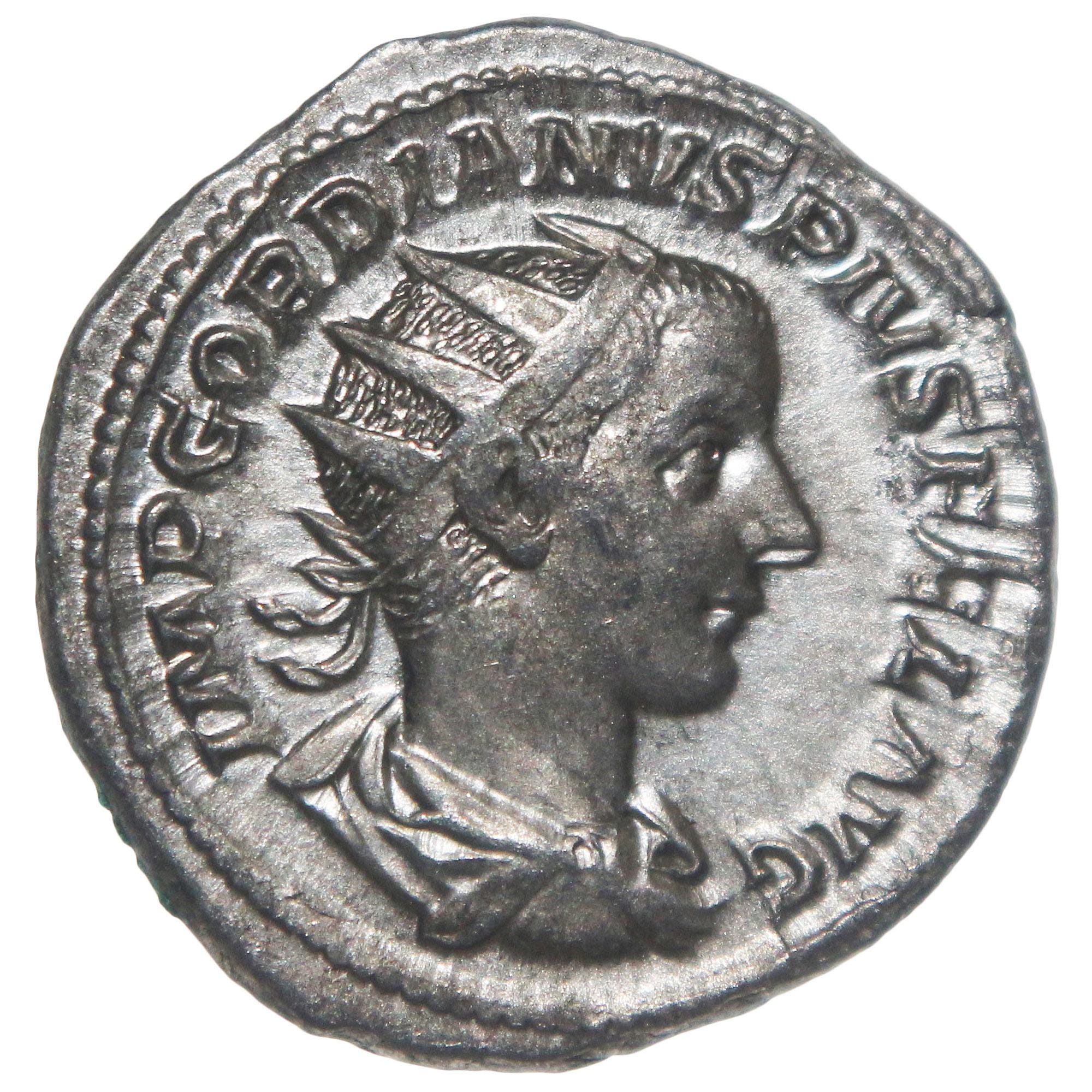 古代ローマコイン】Gordian III（ゴルディアヌス3世）クリーニング済