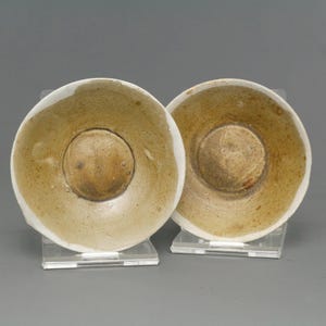 Two Antique Qing Shipwreck Saucers | Brown Glazed Pottery Dish | Chinese Maritime Trade | 18th/19th C Ceramics