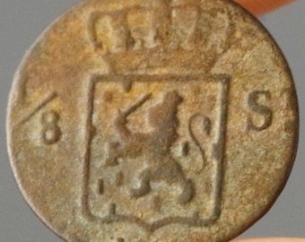 オランダ領東インド 1942S 1/10 グルデン硬貨、720 銀貨、オランダ領東