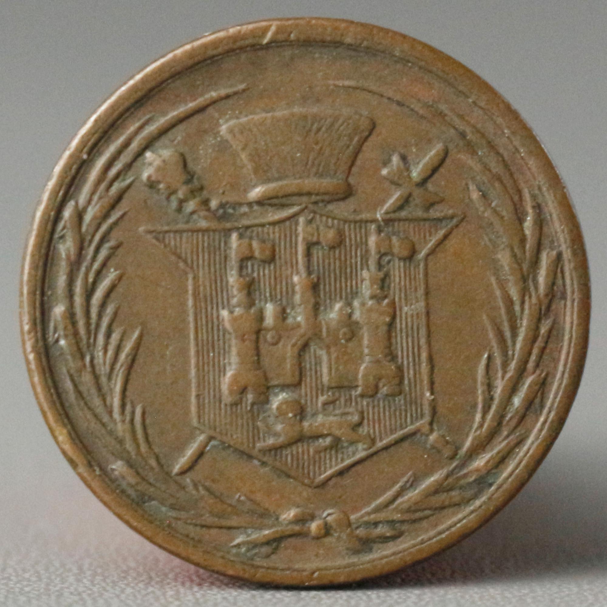 1847年英国銅貨ファージングトークン | ノーリッジ・チェンバリン・サンズ社 | アンティーク英国貿易コイン | 歴史的収集通貨 #CV134 -  Etsy 日本