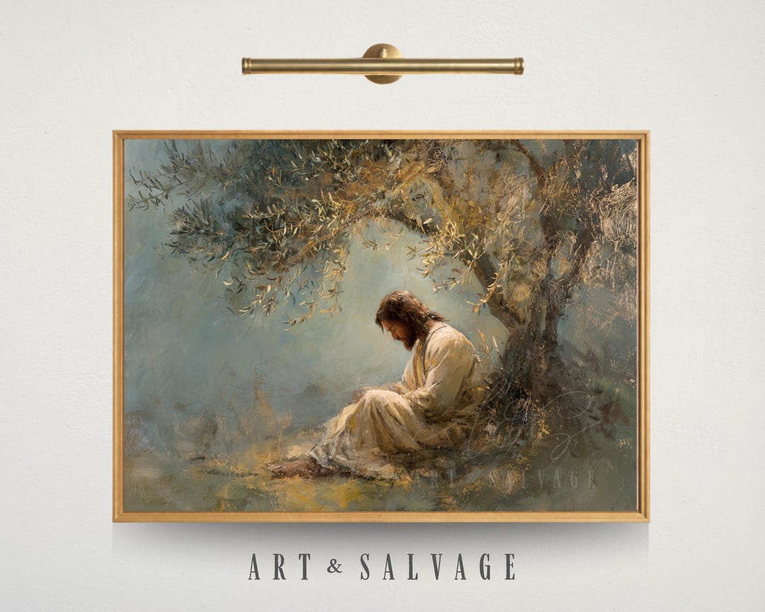 Jesus in the Garden of Gethsemane Art | Scripture Fine Art • Religious ...