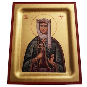 Heilige Ursula von Köln Ikone Ulla Icon Ursule St Orsola Ikona Ula Urszula Sainte Santa Orsola ikona Święta Urszula