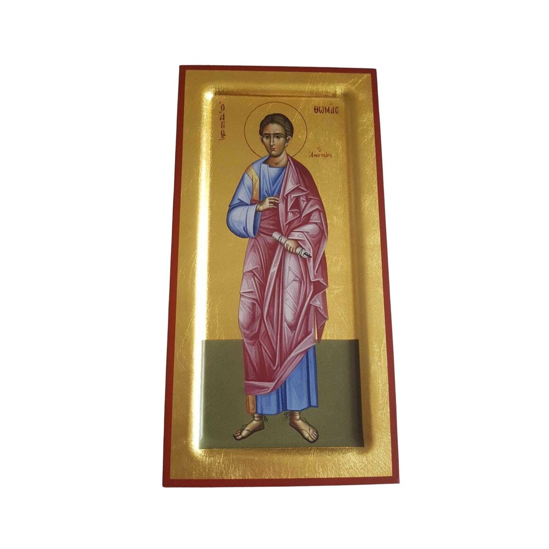 Saint Thomas the Apostle Icon – Orthodox Icon on Wood – Byzantine ...