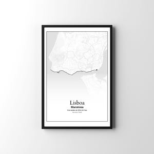 Cartaz Personalizado da Maratona Lisboa