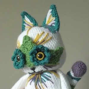 Louis Wain Cat Amigurumi Crochet Pattern image 1