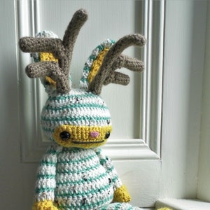 Sunny the Jackalope Amigurumi Crochet Pattern image 1