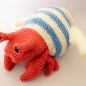 Teapot Crab Hermit Crab in a Teapot, Amigurumi Crochet Pattern image 8