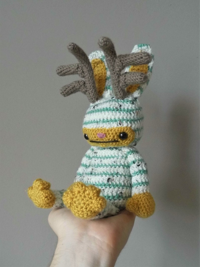 Sunny the Jackalope Amigurumi Crochet Pattern 画像 2