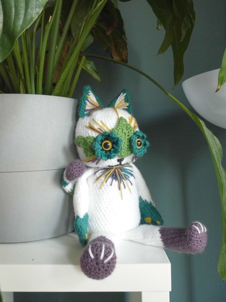 Louis Wain Cat Amigurumi Crochet Pattern image 6