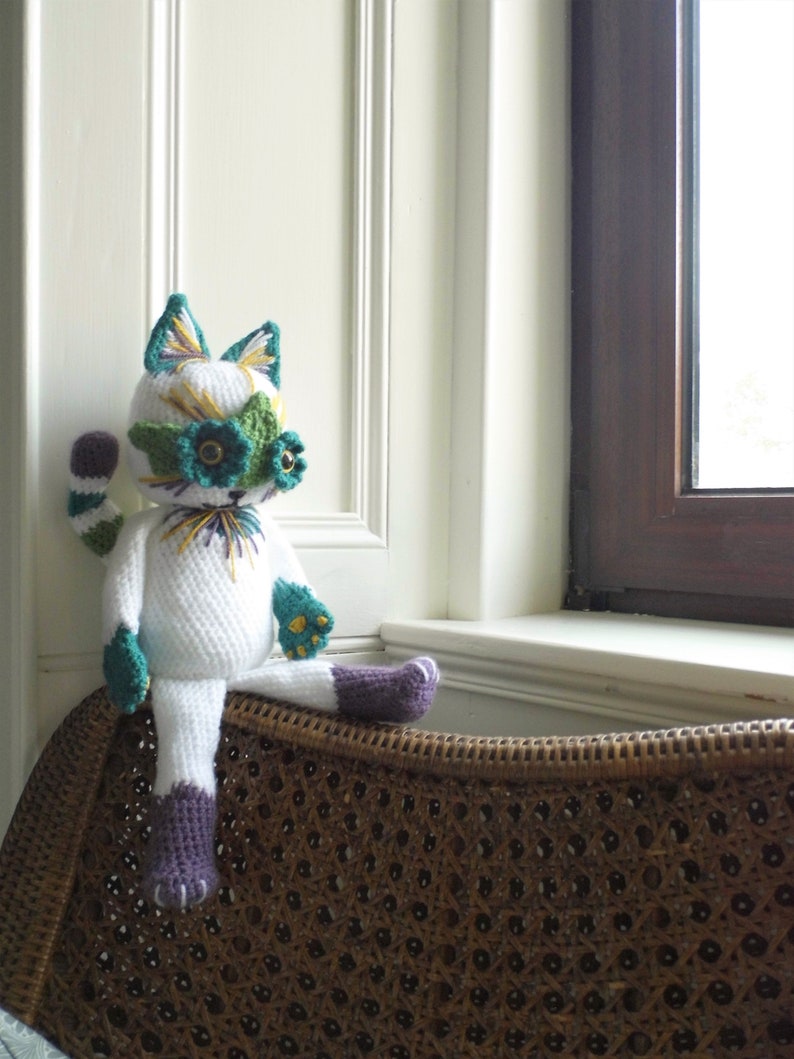 Louis Wain Cat Amigurumi Crochet Pattern image 4