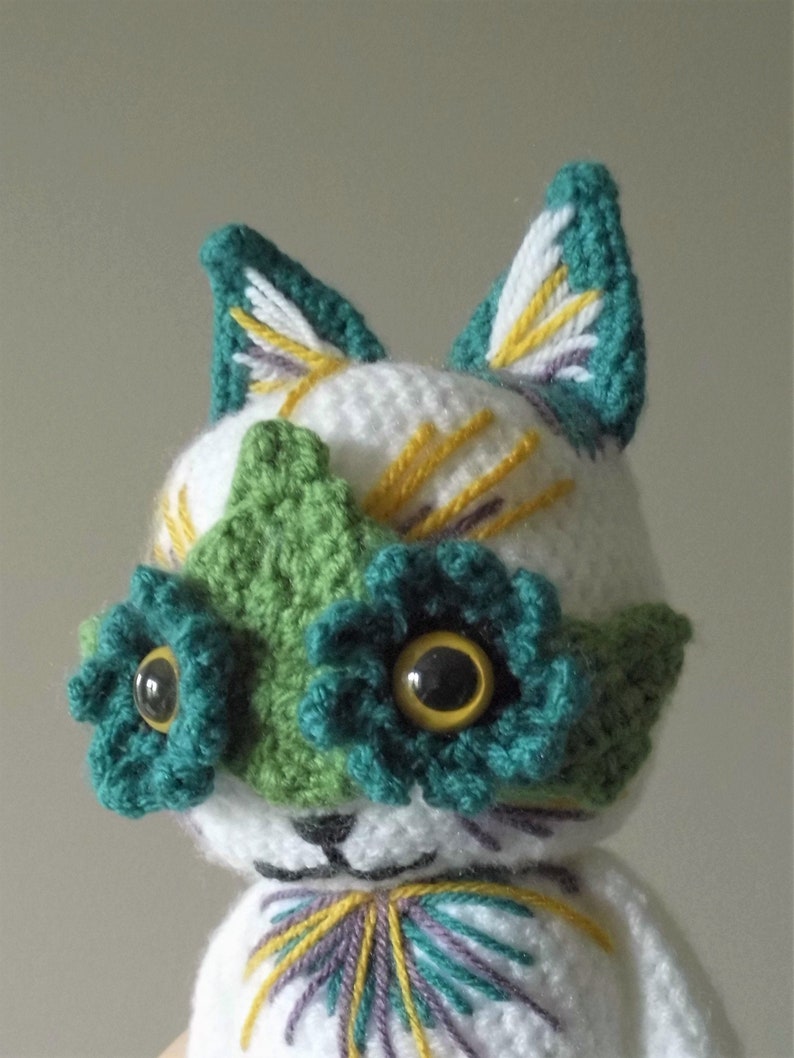 Louis Wain Cat Amigurumi Crochet Pattern image 2