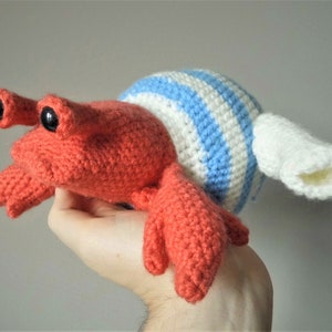 Teapot Crab Hermit Crab in a Teapot, Amigurumi Crochet Pattern image 3