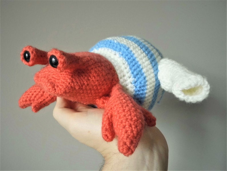 Teapot Crab Hermit Crab in a Teapot, Amigurumi Crochet Pattern image 3