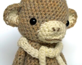 Clark Jungleman - Monkey Amigurumi Crochet Pattern