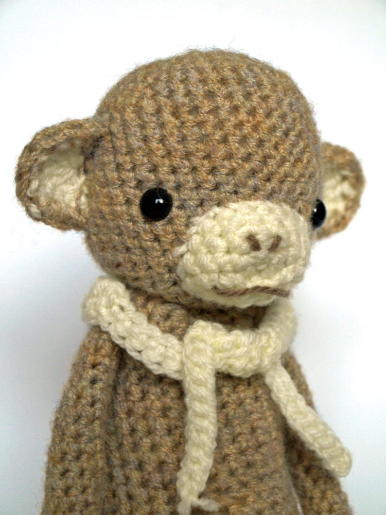 Clark Jungleman Monkey Amigurumi Crochet Pattern image 1