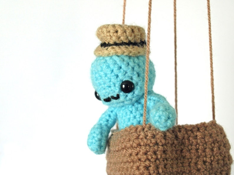 Skywhale Amigurumi Crochet Pattern, Full Set image 3