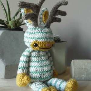 Sunny the Jackalope Amigurumi Crochet Pattern 画像 4