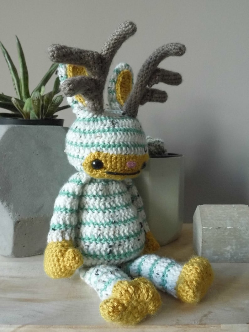 Sunny the Jackalope Amigurumi Crochet Pattern 画像 4