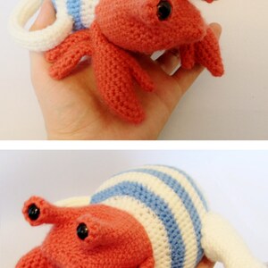 Teapot Crab Hermit Crab in a Teapot, Amigurumi Crochet Pattern image 9