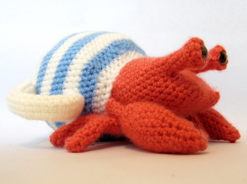 Teapot Crab Hermit Crab in a Teapot, Amigurumi Crochet Pattern image 5