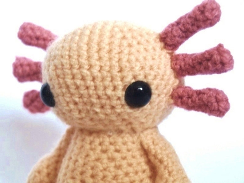 Axolotl Amigurumi Crochet Pattern 画像 2