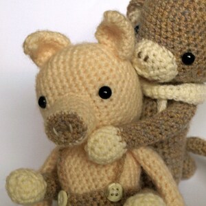 Pig Whitman & Clark Jungleman Pig and Monkey Amigurumi Crochet Patterns image 3