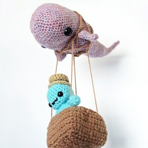 Skywhale Amigurumi Crochet Pattern, Full Set image 2