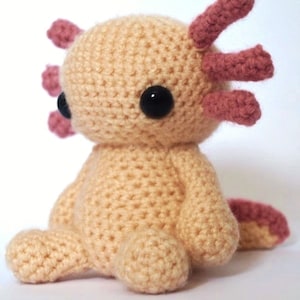 Axolotl Amigurumi Crochet Pattern image 1