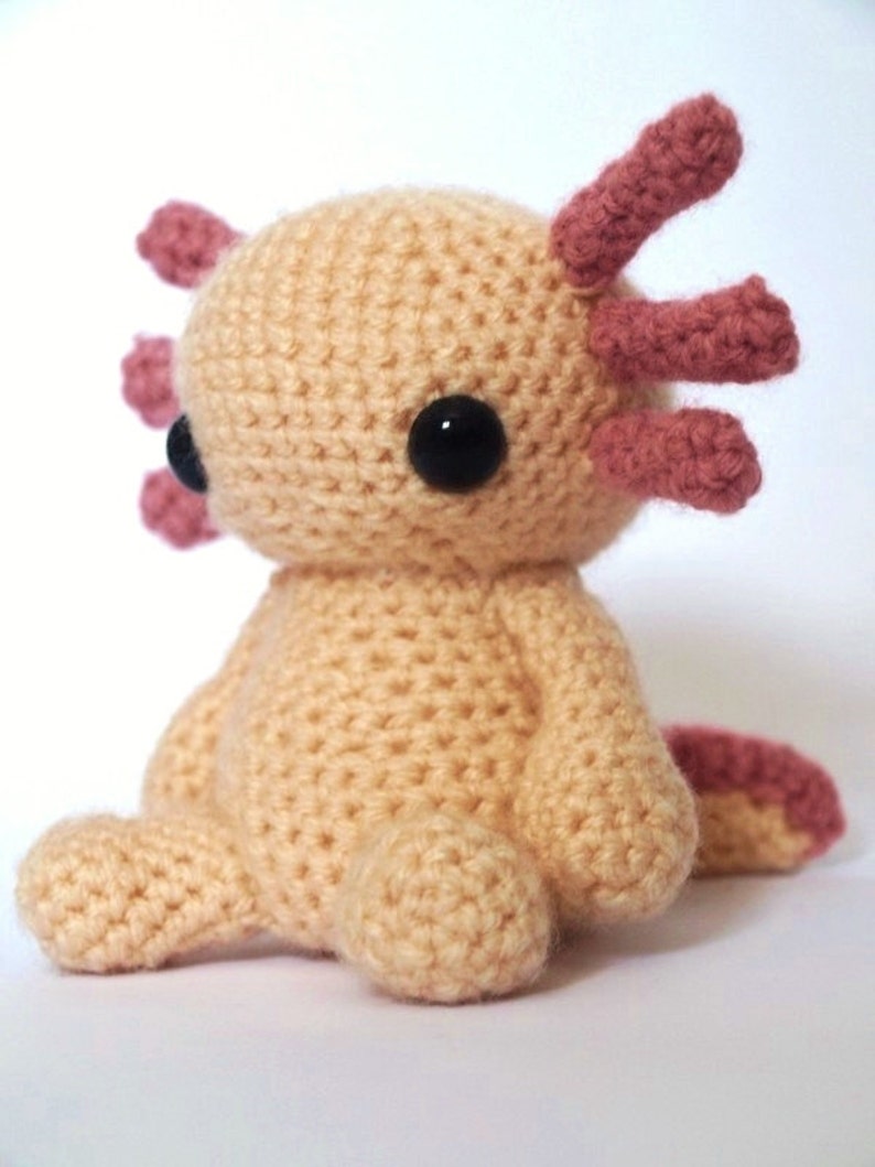 Axolotl Amigurumi Crochet Pattern 画像 1