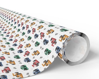 Race Car Gift Wrapping Paper  - Formula 1 Birthday Gift Wrap for Kids Boys Party Decorations Motorsport Racing Theme, Free Shipping
