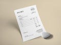 Invoice Template, Minimalist Business Invoice, Editable Client Invoice, Small Business Billing Form, Canva Template product logo