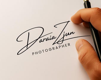 Diseño de firma personalizado, logotipo de firma personalizado, fuente manuscrita, fuente caligráfica, firma digital, logotipo de agente inmobiliario, fuente de escritura