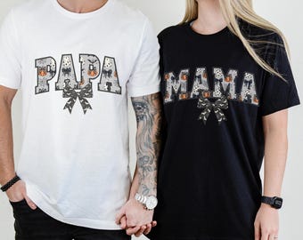 Matching Family Halloween Shirts: Spooky Mama, Papa, Baby Outfit