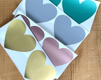 Scratch Card Heart Stickers, Scratch To Reveal Stickers, Scratch Card Stickers, Scratch To Reveal, Scratch Off Stickers, Homemade Cards, DIY