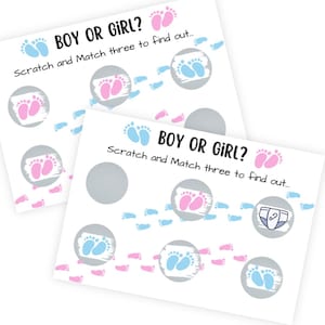 Gratta e vinci per scoprire il sesso del nascituro, Rivelazione del sesso del nascituro, Maschio o femmina?, Baby shower, Festa per scoprire il sesso del nascituro, Maschio, Femmina, Gratta e abbina 3 per scoprirlo.