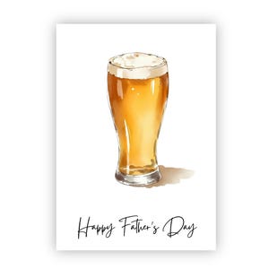 Carte fête des pères, carte pour papa, carte boissons, bière, pinte, papa, carte fête des pères, carte papa, carte bière fête des pères, pour papa