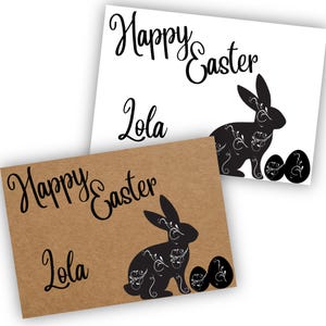 Enveloppe de Pâques personnalisée, Enveloppe de Pâques personnalisée pour enfants, Jolies enveloppes d'argent personnalisées pour cadeaux de Pâques, Enveloppe A6, Imprimée
