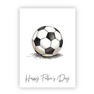 Carte fête des pères, carte pour papa, carte de football, football, papa, carte de fête des pères, carte de papa, ballon, carte de fête des pères, pour papa