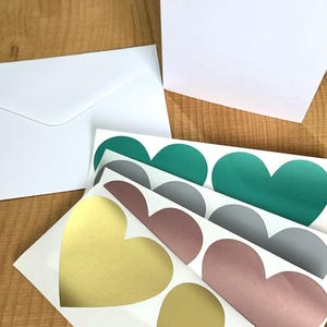 Carte coeur à gratter faite maison, création de carte, carte faite maison, carte d'anniversaire, créez la vôtre, carte à gratter pour révéler, carte surprise, bricolage