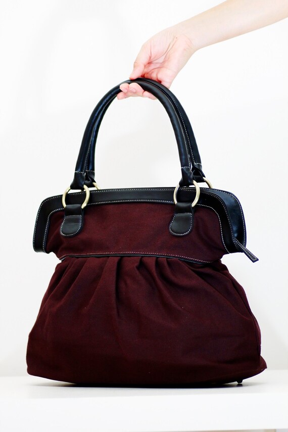 Items similar to Brown Women Handbag, Diaper bag, Tote bag, Women Bag ...