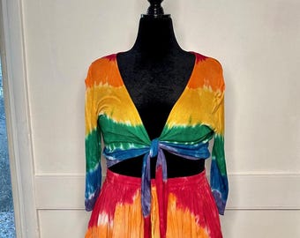 Bolero teñido anudado HECHO A PEDIDO