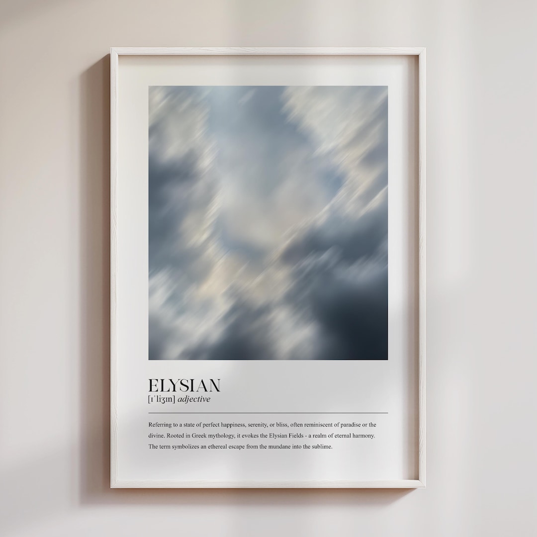 ELYSIAN DEFINITION AND MEANING intelligence overview